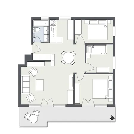 Daire Bodmisunne 4,5 - Griwa Rent Ag
